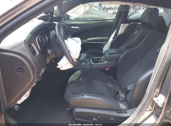 2C3CDXGJ7NH134780 2022 DODGE CHARGER Gray წინა სალონის ხედი