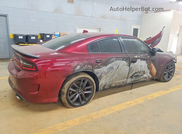 2C3CDXGJ8KH637553 2019 DODGE CHARGER Бордовый 