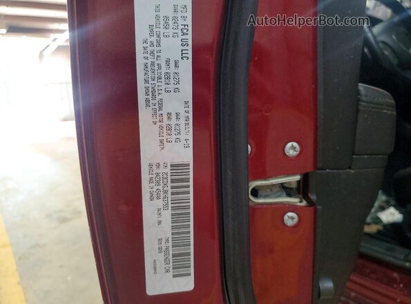 2C3CDXGJ8KH637553 2019 DODGE CHARGER Бордовый 