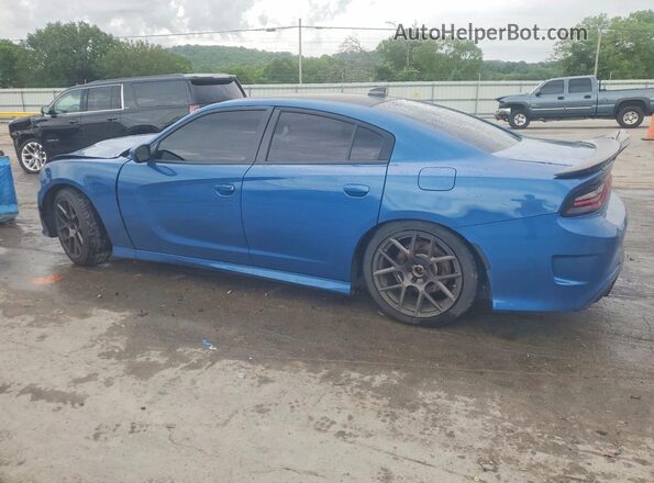 2C3CDXGJ8LH185833 2020 DODGE CHARGER Blue Tył lewy