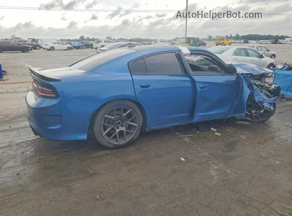 2C3CDXGJ8LH185833 2020 DODGE CHARGER Blue Tył prawy