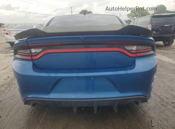 2C3CDXGJ8LH185833 2020 DODGE CHARGER Blue Widok z tyłu