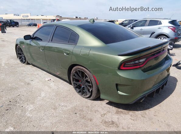 2C3CDXGJ8MH619279 2021 DODGE CHARGER Зеленый Задняя левая четверть