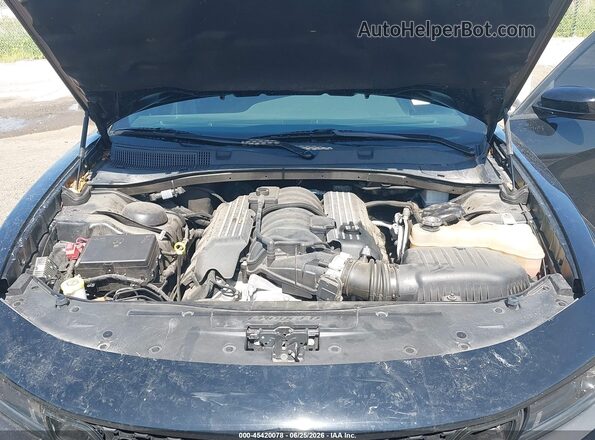 2C3CDXGJ8NH106969 2022 DODGE CHARGER Black Вид ззаду