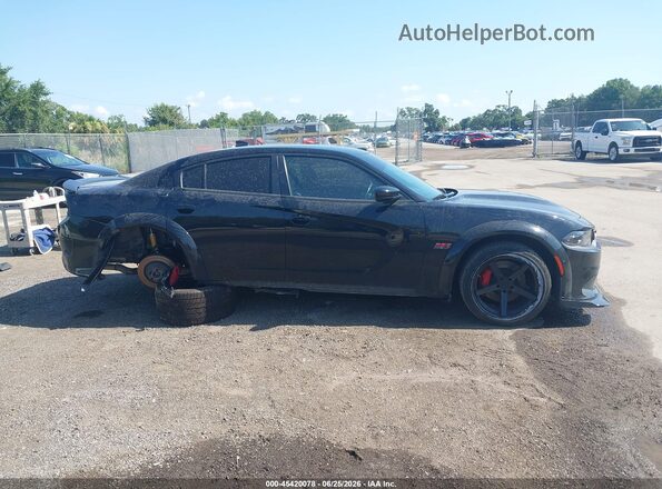 2C3CDXGJ8NH106969 2022 DODGE CHARGER Black Вид задньої частини салону