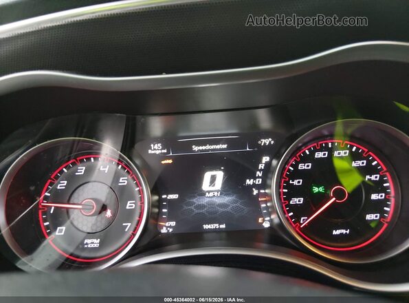 2C3CDXGJ9GH340380 2016 DODGE CHARGER Black Vista de los asientos traseros