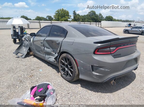 2C3CDXGJ9HH552617 2017 DODGE CHARGER Gray Задня ліва чверть