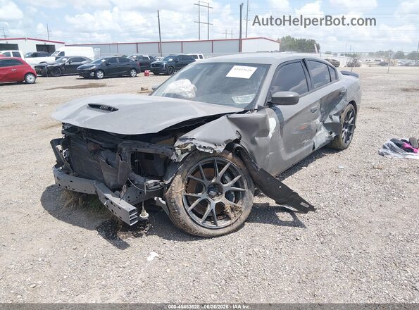 2C3CDXGJ9HH552617 2017 DODGE CHARGER Gray Передня ліва чверть