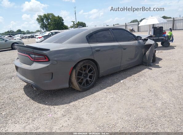 2C3CDXGJ9HH552617 2017 DODGE CHARGER Gray Задня права чверть