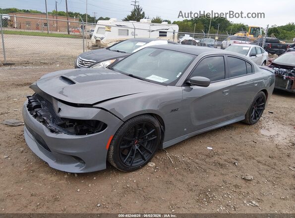 2C3CDXGJ9HH652510 2017 DODGE CHARGER Серый Передняя левая четверть