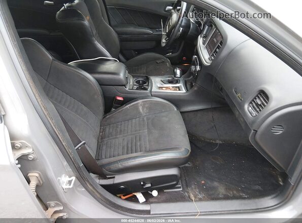 2C3CDXGJ9HH652510 2017 DODGE CHARGER Серый Вид салона спереди