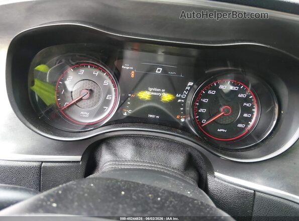 2C3CDXGJ9HH652510 2017 DODGE CHARGER Серый Вид задних сидений