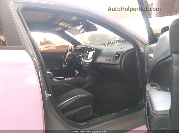 2C3CDXGJ9JH134807 2018 DODGE CHARGER Pink Вид салону спереду