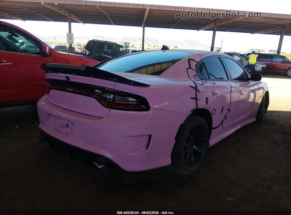 2C3CDXGJ9JH134807 2018 DODGE CHARGER Pink Задня права чверть
