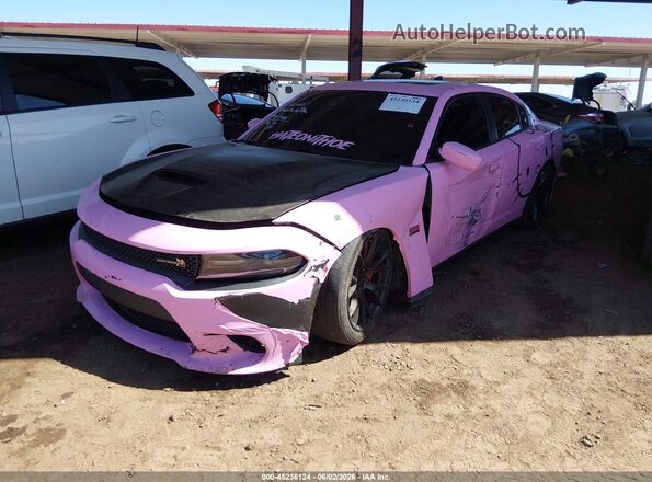 2C3CDXGJ9JH134807 2018 DODGE CHARGER Pink Передня ліва чверть