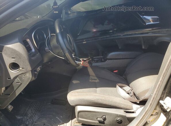 2C3CDXGJ9JH233739 2018 DODGE CHARGER Black Front interior view