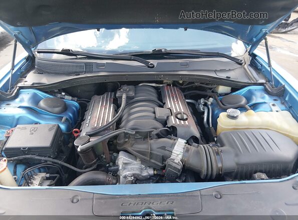 2C3CDXGJ9KH687118 2019 DODGE CHARGER Blue Rear view