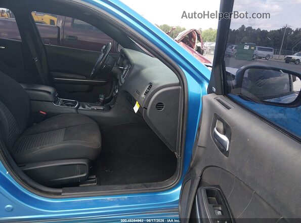 2C3CDXGJ9KH687118 2019 DODGE CHARGER Blue Front interior view