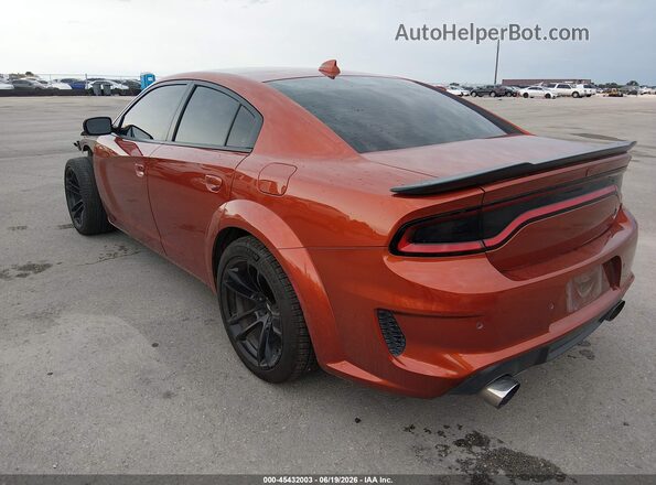 2C3CDXGJ9LH197506 2020 DODGE CHARGER Orange Հետևի ձախ