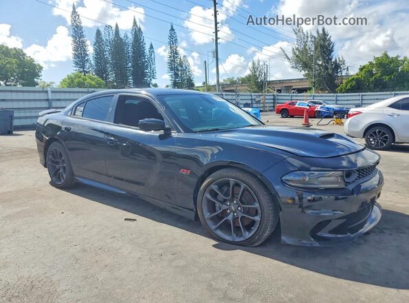 2C3CDXGJ9MH559268 2021 DODGE CHARGER Black Передня права чверть