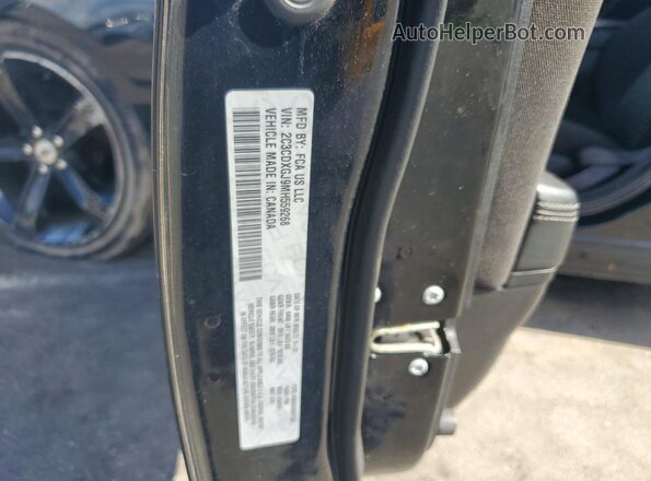 2C3CDXGJ9MH559268 2021 DODGE CHARGER Black Вид підкапотного простору