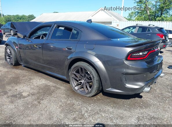 2C3CDXGJ9MH580394 2021 DODGE CHARGER Gray უკანა მარცხენა