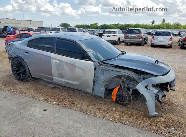 2C3CDXGJ9NH155162 2022 DODGE CHARGER Gray წინა მარჯვენა