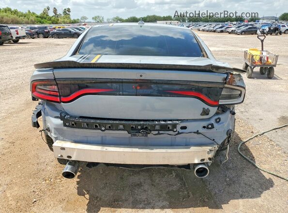 2C3CDXGJ9NH155162 2022 DODGE CHARGER Gray უკანა ხედი