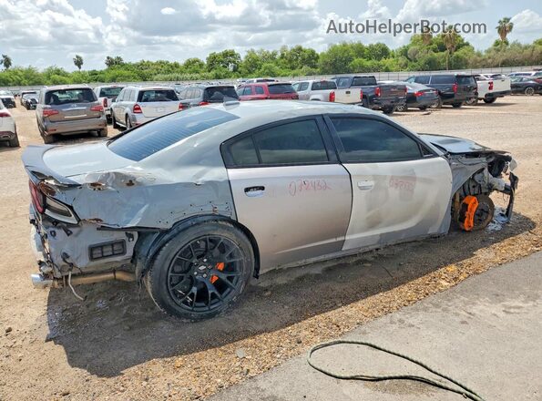 2C3CDXGJ9NH155162 2022 DODGE CHARGER Gray უკანა მარჯვენა
