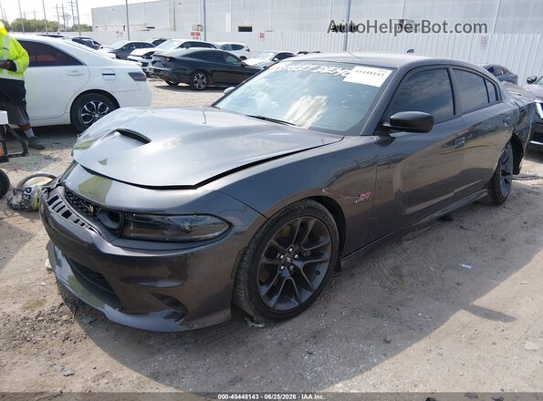 2C3CDXGJ9PH642798 2023 DODGE CHARGER Gray Vista tres cuartos delantera izquierda
