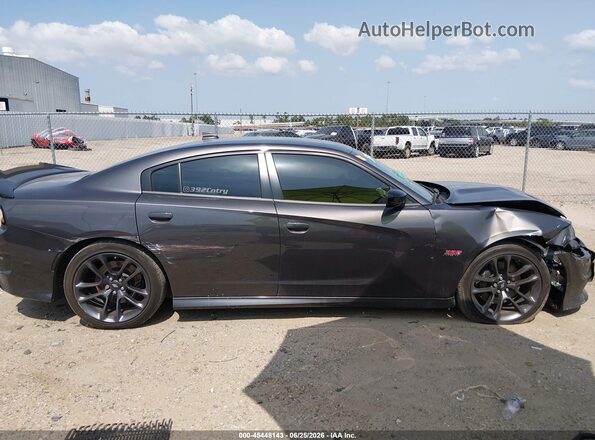 2C3CDXGJ9PH642798 2023 DODGE CHARGER Gray Vista interior trasera
