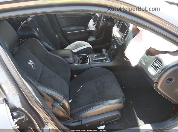 2C3CDXGJXKH622083 2019 DODGE CHARGER Gray Вид салону спереду