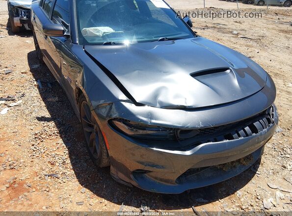 2C3CDXGJXKH622083 2019 DODGE CHARGER Gray Вид спереду