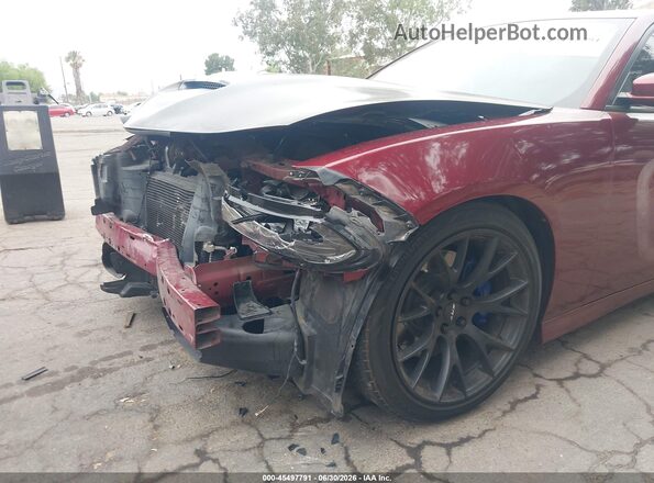 2C3CDXGJXKH756642 2019 DODGE CHARGER Red Vista frontal