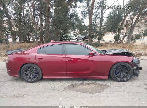 2C3CDXGJXKH756642 2019 DODGE CHARGER Red Vista interior de 360 grados