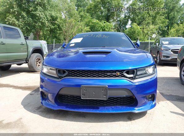 2C3CDXGJXMH531611 2021 DODGE CHARGER Blue Vista frontal