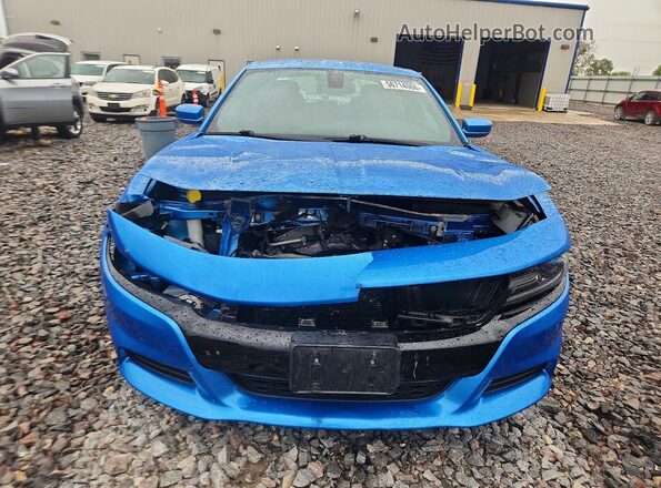 2C3CDXHG0GH166735 2016 DODGE CHARGER Blue 