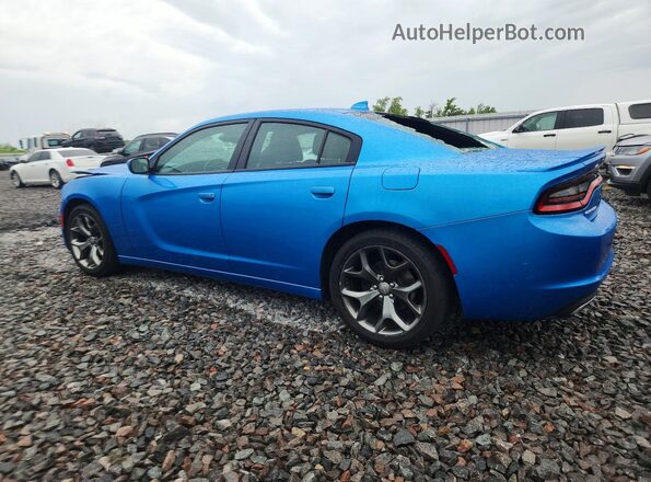 2C3CDXHG0GH166735 2016 DODGE CHARGER Blue 