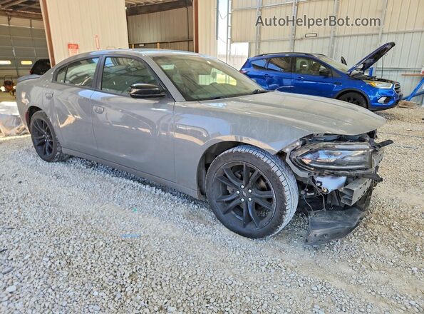 2C3CDXHG0HH504085 2017 DODGE CHARGER Gray წინა მარჯვენა