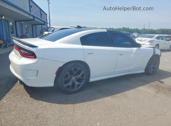 2C3CDXHG0KH584754 2019 DODGE CHARGER White Задня права чверть
