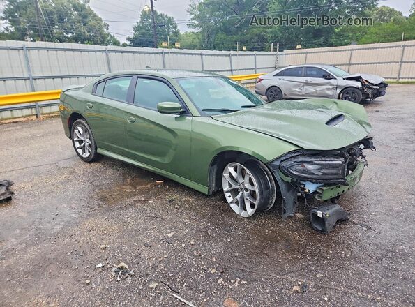2C3CDXHG0LH176692 2020 DODGE CHARGER Green წინა მარჯვენა