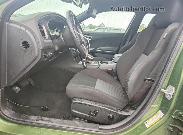 2C3CDXHG0LH176692 2020 DODGE CHARGER Green წინა სალონის ხედი