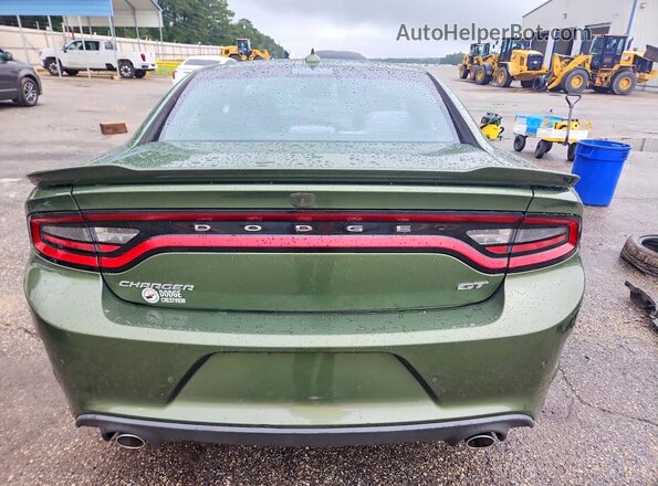 2C3CDXHG0LH176692 2020 DODGE CHARGER Green უკანა ხედი