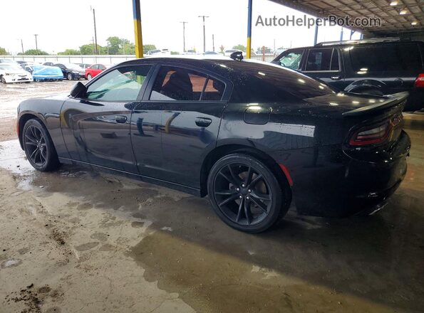 2C3CDXHG1GH319218 2016 DODGE CHARGER Black Задня ліва чверть