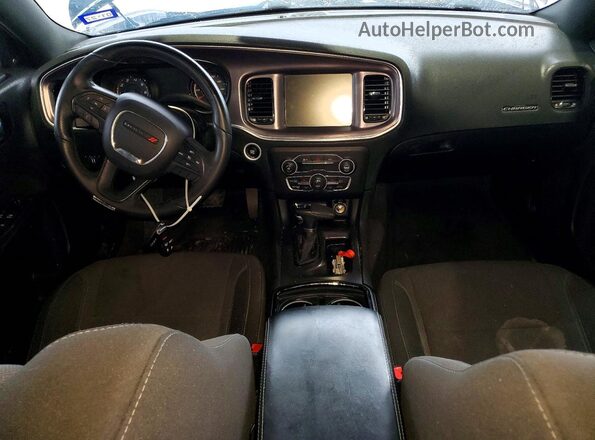 2C3CDXHG1GH319218 2016 DODGE CHARGER Black Вид панелі приладів