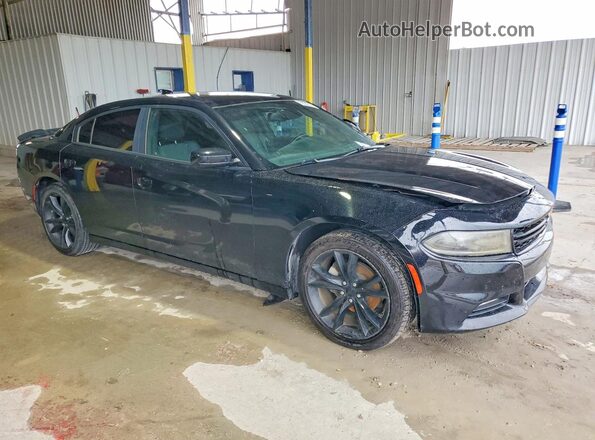 2C3CDXHG1GH319218 2016 DODGE CHARGER Black Передня права чверть