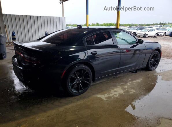 2C3CDXHG1GH319218 2016 DODGE CHARGER Black Задня права чверть