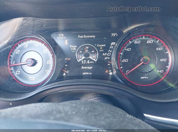 2C3CDXHG1HH585257 2017 DODGE CHARGER Gray Vista de los asientos traseros