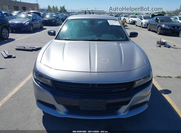 2C3CDXHG1HH585257 2017 DODGE CHARGER Gray Vista interior trasera
