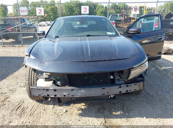 2C3CDXHG1JH128616 2018 DODGE CHARGER Dark Blue Вид спереди